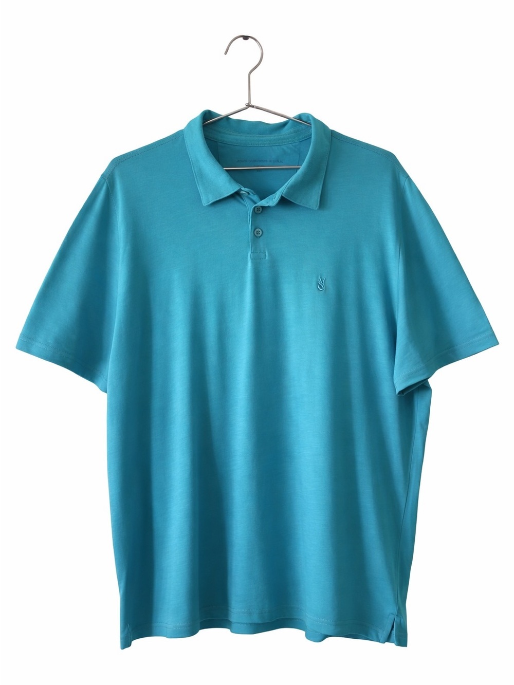 John Varvatos Teal Polo Shirt - Short Sleeve